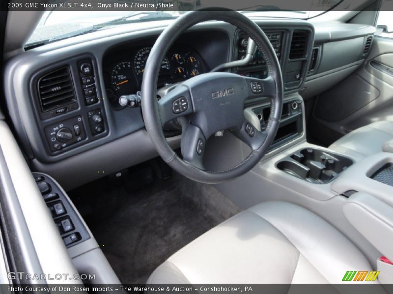 Onyx Black / Neutral/Shale 2005 GMC Yukon XL SLT 4x4
