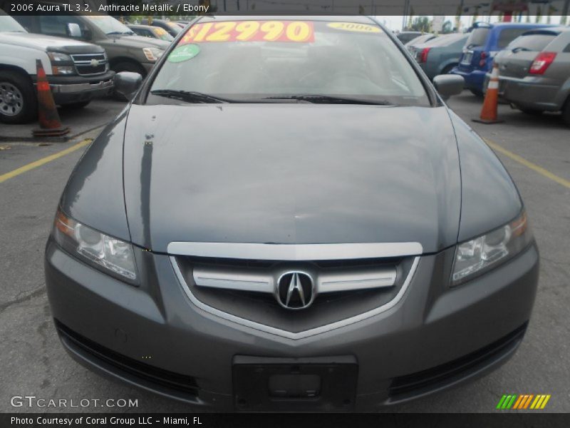 Anthracite Metallic / Ebony 2006 Acura TL 3.2