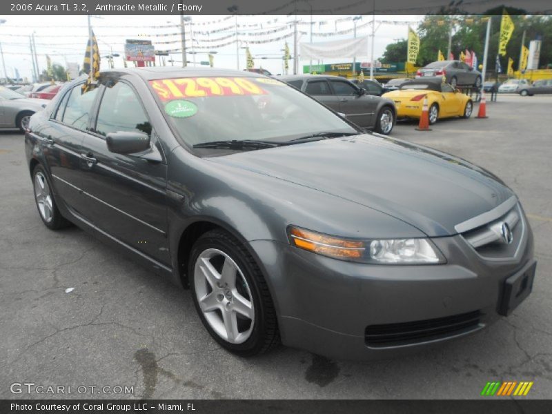 Anthracite Metallic / Ebony 2006 Acura TL 3.2