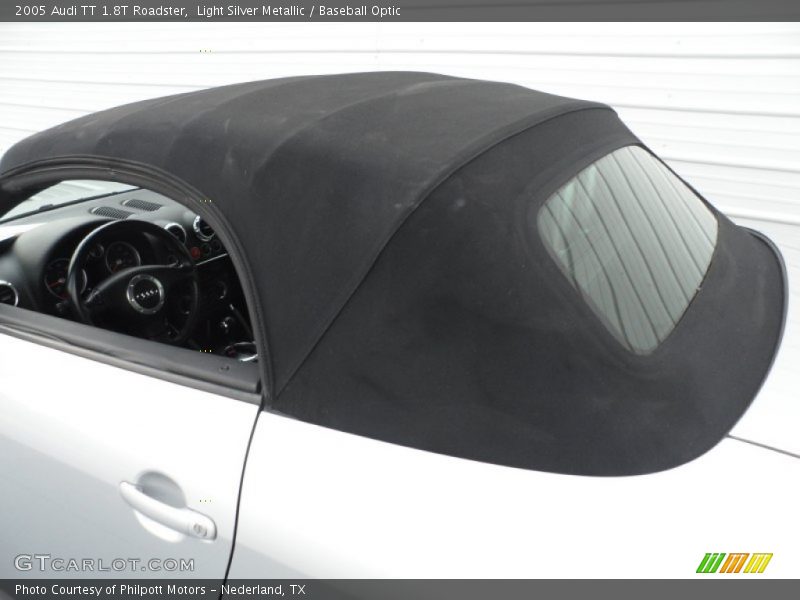 Light Silver Metallic / Baseball Optic 2005 Audi TT 1.8T Roadster