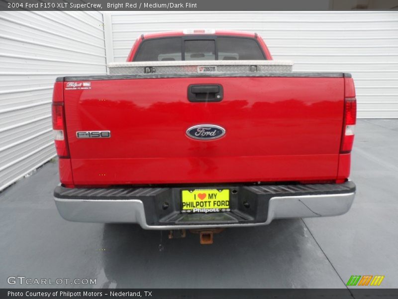 Bright Red / Medium/Dark Flint 2004 Ford F150 XLT SuperCrew