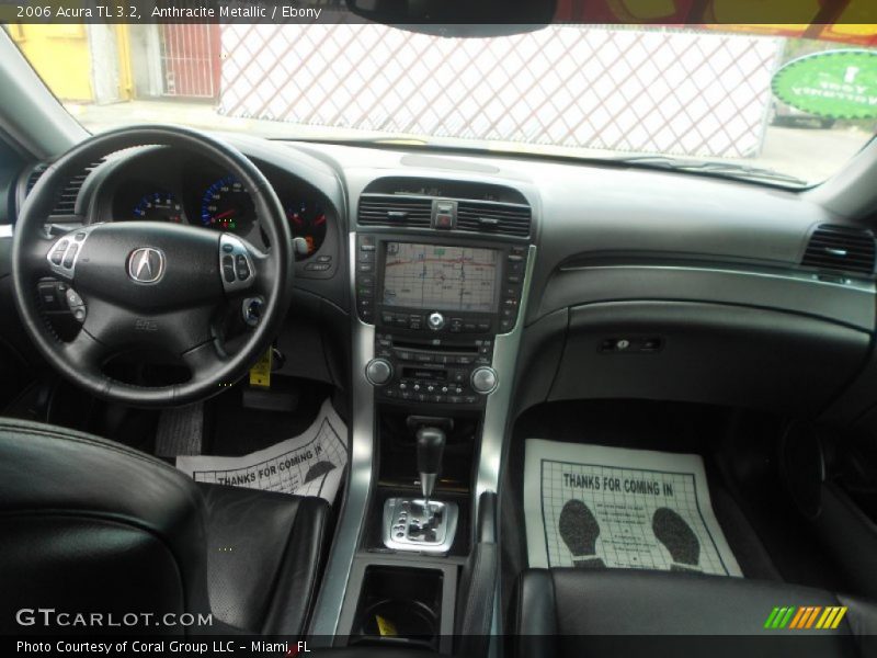 Anthracite Metallic / Ebony 2006 Acura TL 3.2