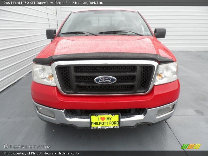 Bright Red / Medium/Dark Flint 2004 Ford F150 XLT SuperCrew