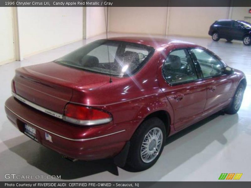 Candy Apple Red Metallic / Gray 1996 Chrysler Cirrus LXi