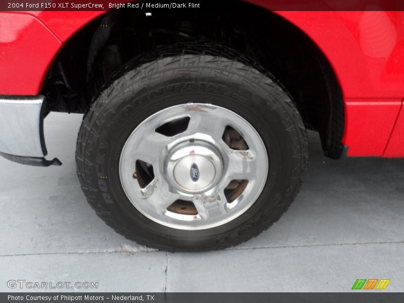 Bright Red / Medium/Dark Flint 2004 Ford F150 XLT SuperCrew
