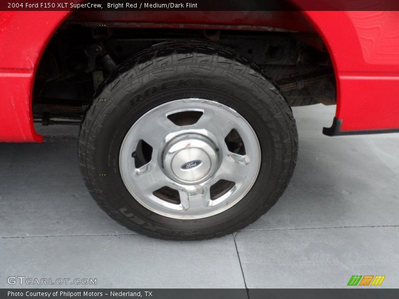Bright Red / Medium/Dark Flint 2004 Ford F150 XLT SuperCrew