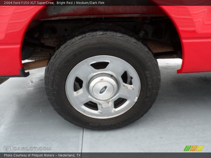 Bright Red / Medium/Dark Flint 2004 Ford F150 XLT SuperCrew