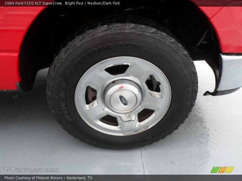 Bright Red / Medium/Dark Flint 2004 Ford F150 XLT SuperCrew