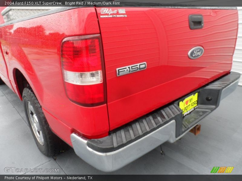 Bright Red / Medium/Dark Flint 2004 Ford F150 XLT SuperCrew