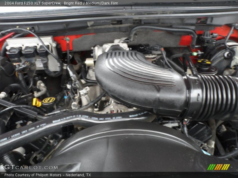 Bright Red / Medium/Dark Flint 2004 Ford F150 XLT SuperCrew