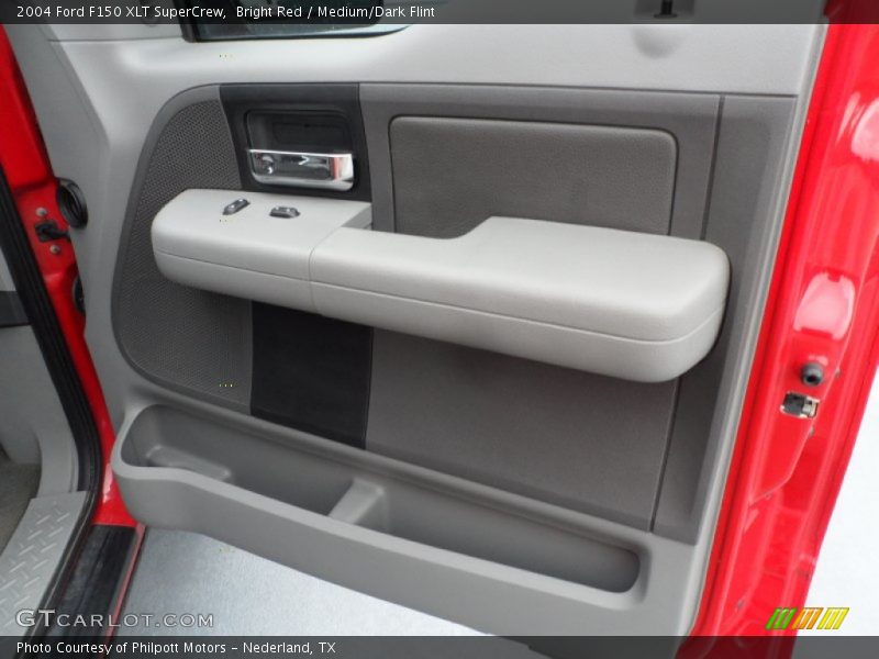 Bright Red / Medium/Dark Flint 2004 Ford F150 XLT SuperCrew