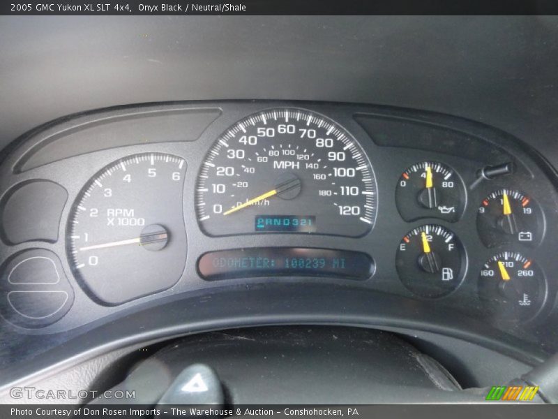 Onyx Black / Neutral/Shale 2005 GMC Yukon XL SLT 4x4