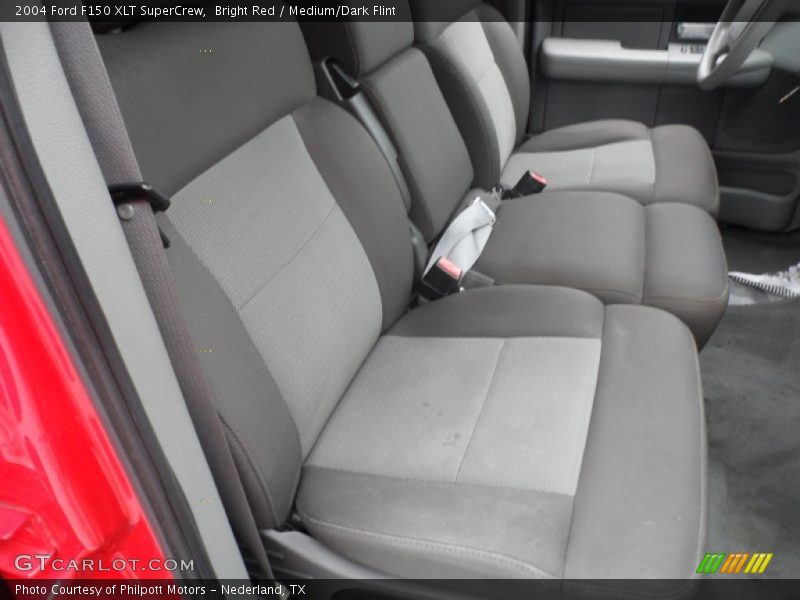Bright Red / Medium/Dark Flint 2004 Ford F150 XLT SuperCrew
