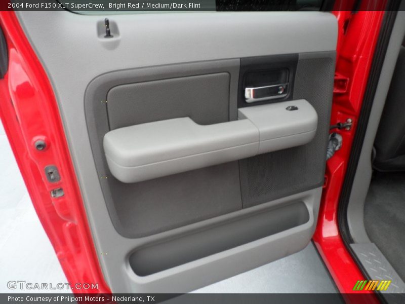 Bright Red / Medium/Dark Flint 2004 Ford F150 XLT SuperCrew