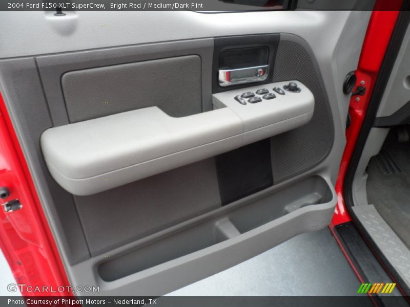 Bright Red / Medium/Dark Flint 2004 Ford F150 XLT SuperCrew