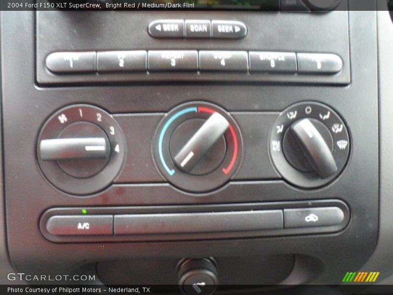 Bright Red / Medium/Dark Flint 2004 Ford F150 XLT SuperCrew