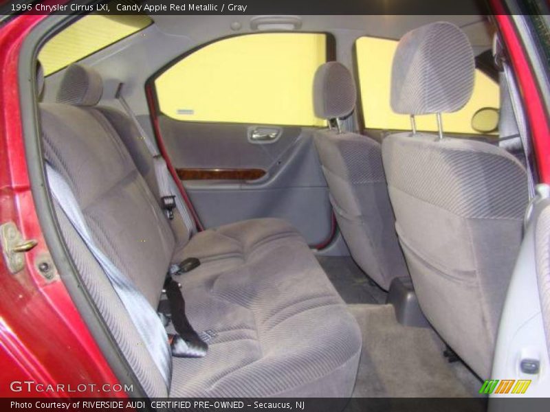 Candy Apple Red Metallic / Gray 1996 Chrysler Cirrus LXi
