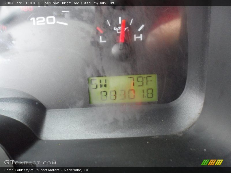 Bright Red / Medium/Dark Flint 2004 Ford F150 XLT SuperCrew