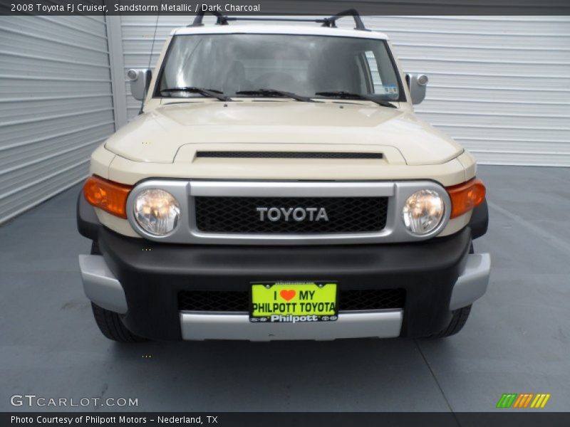 Sandstorm Metallic / Dark Charcoal 2008 Toyota FJ Cruiser