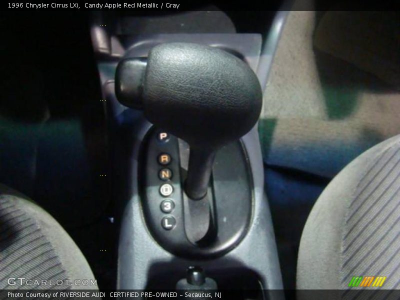 Candy Apple Red Metallic / Gray 1996 Chrysler Cirrus LXi