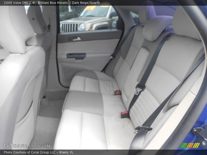 Brilliant Blue Metallic / Dark Beige/Quartz 2006 Volvo S40 2.4i