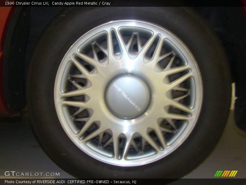 Candy Apple Red Metallic / Gray 1996 Chrysler Cirrus LXi