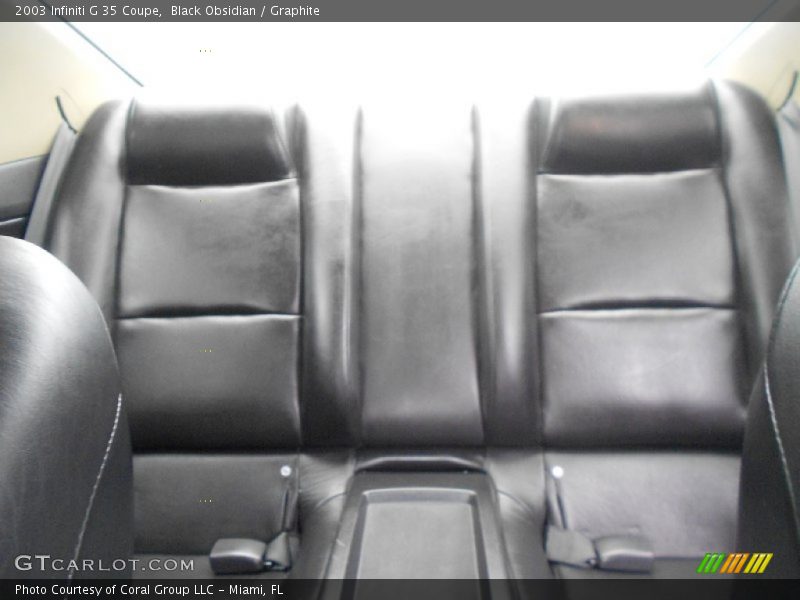 Black Obsidian / Graphite 2003 Infiniti G 35 Coupe