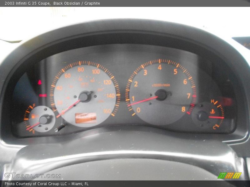 Black Obsidian / Graphite 2003 Infiniti G 35 Coupe