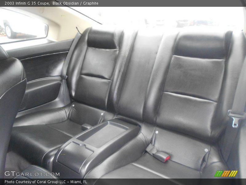 Black Obsidian / Graphite 2003 Infiniti G 35 Coupe
