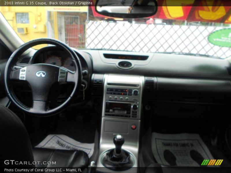 Black Obsidian / Graphite 2003 Infiniti G 35 Coupe