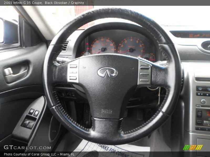 Black Obsidian / Graphite 2003 Infiniti G 35 Coupe