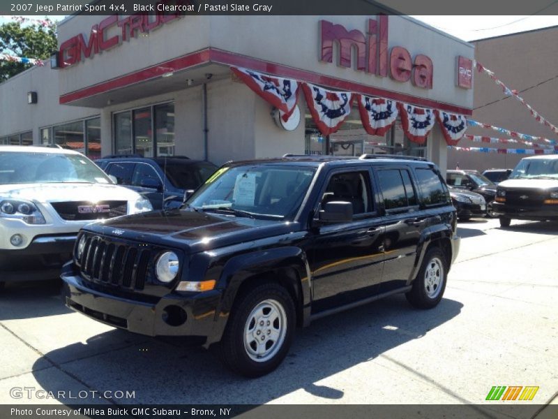 Black Clearcoat / Pastel Slate Gray 2007 Jeep Patriot Sport 4x4