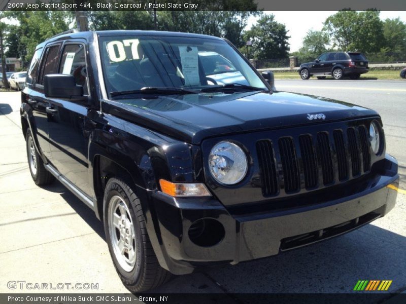 Black Clearcoat / Pastel Slate Gray 2007 Jeep Patriot Sport 4x4