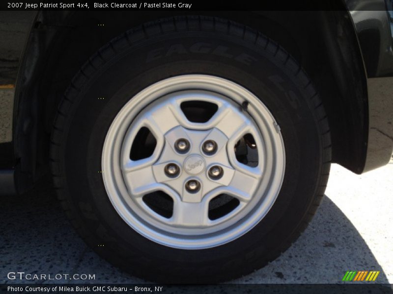 Black Clearcoat / Pastel Slate Gray 2007 Jeep Patriot Sport 4x4