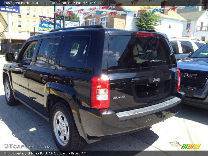 Black Clearcoat / Pastel Slate Gray 2007 Jeep Patriot Sport 4x4