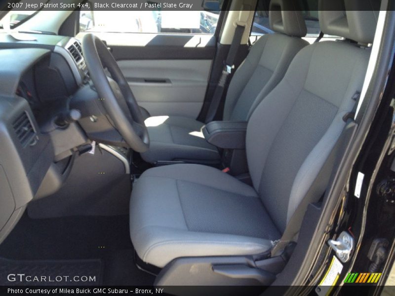 Black Clearcoat / Pastel Slate Gray 2007 Jeep Patriot Sport 4x4