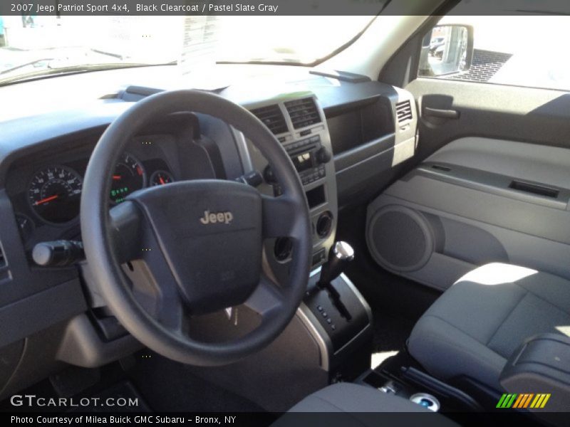 Black Clearcoat / Pastel Slate Gray 2007 Jeep Patriot Sport 4x4