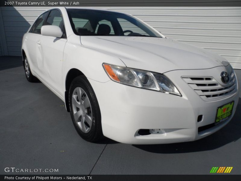 Super White / Ash 2007 Toyota Camry LE