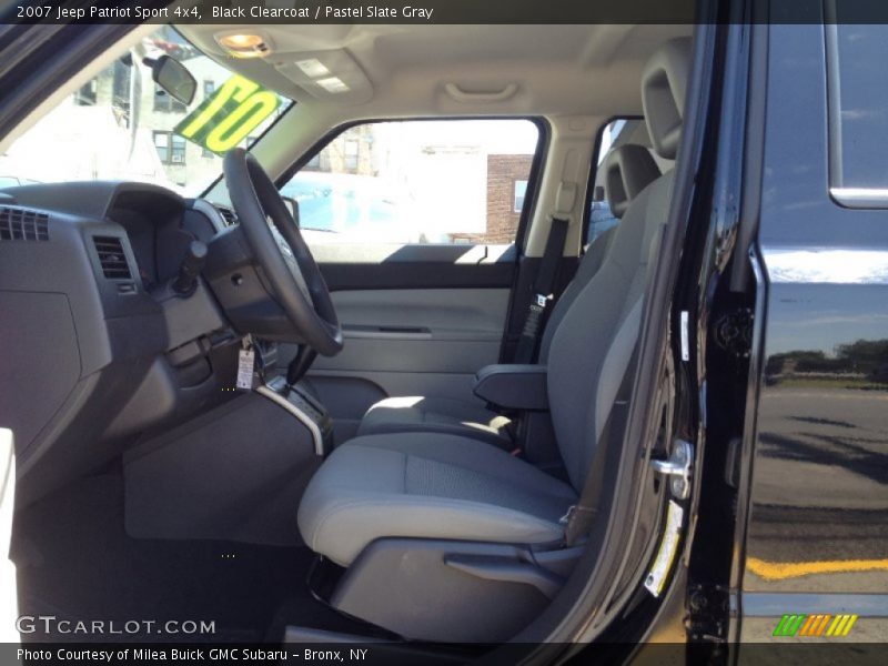 Black Clearcoat / Pastel Slate Gray 2007 Jeep Patriot Sport 4x4