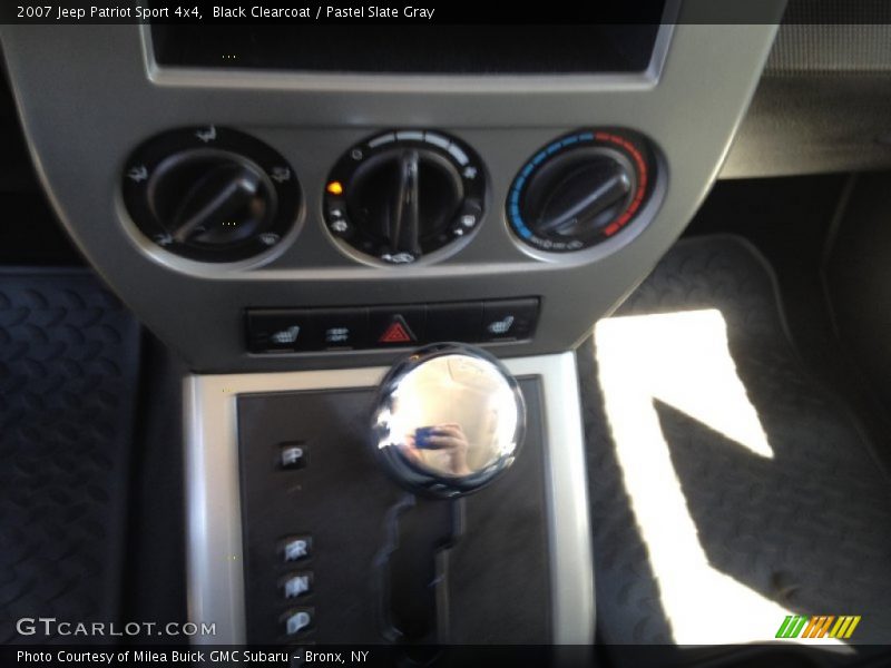 Black Clearcoat / Pastel Slate Gray 2007 Jeep Patriot Sport 4x4