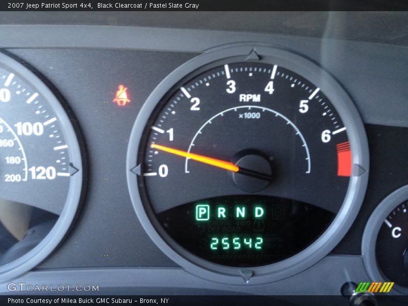 Black Clearcoat / Pastel Slate Gray 2007 Jeep Patriot Sport 4x4