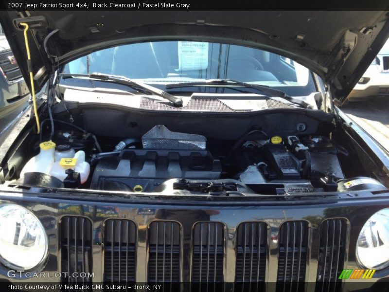 Black Clearcoat / Pastel Slate Gray 2007 Jeep Patriot Sport 4x4