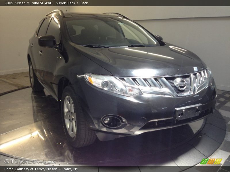 Super Black / Black 2009 Nissan Murano SL AWD