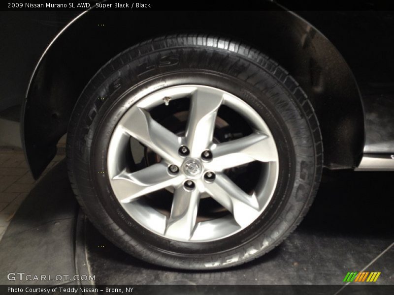Super Black / Black 2009 Nissan Murano SL AWD