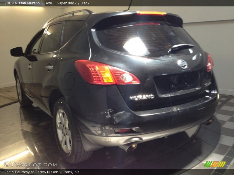 Super Black / Black 2009 Nissan Murano SL AWD