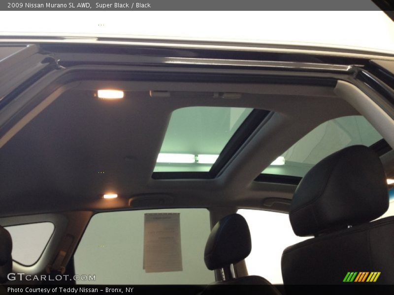 Super Black / Black 2009 Nissan Murano SL AWD