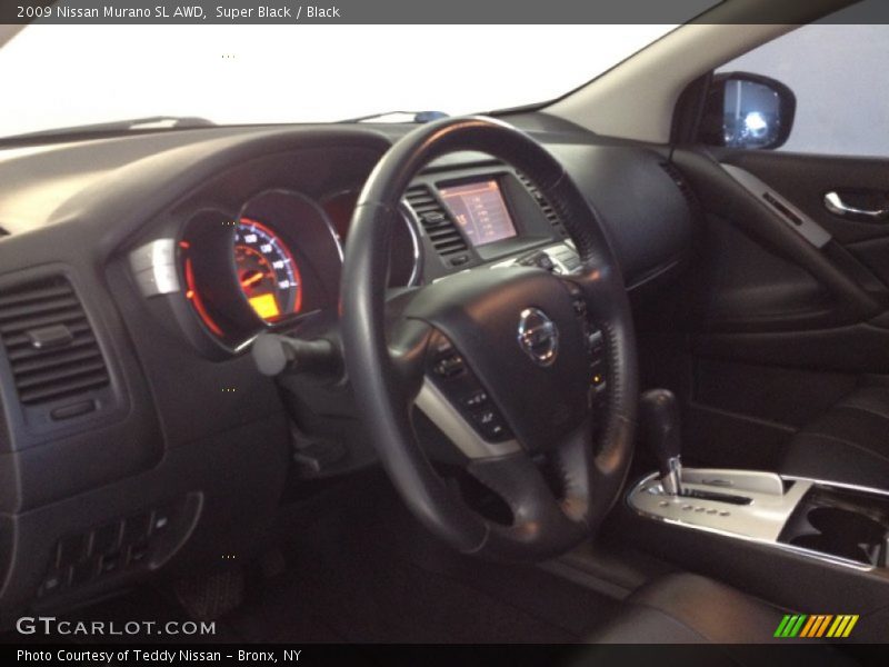 Super Black / Black 2009 Nissan Murano SL AWD