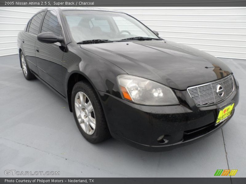 Super Black / Charcoal 2005 Nissan Altima 2.5 S