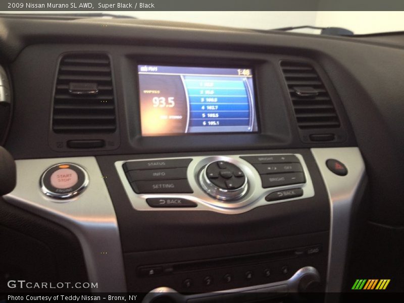 Super Black / Black 2009 Nissan Murano SL AWD