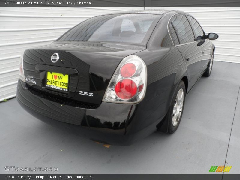 Super Black / Charcoal 2005 Nissan Altima 2.5 S